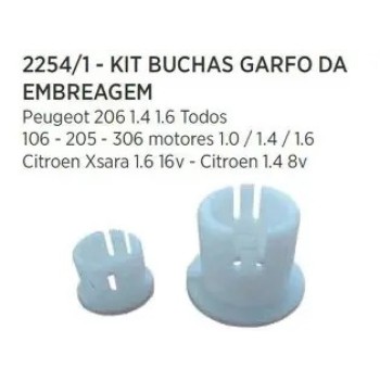 KIT BUCHAS GARFO EMBREAGEM PEUGEOT E CITROEN